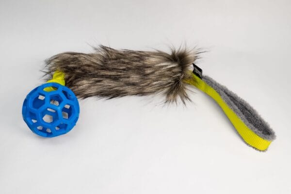 mordedor Mel pelo sintetico amarillo BOW
